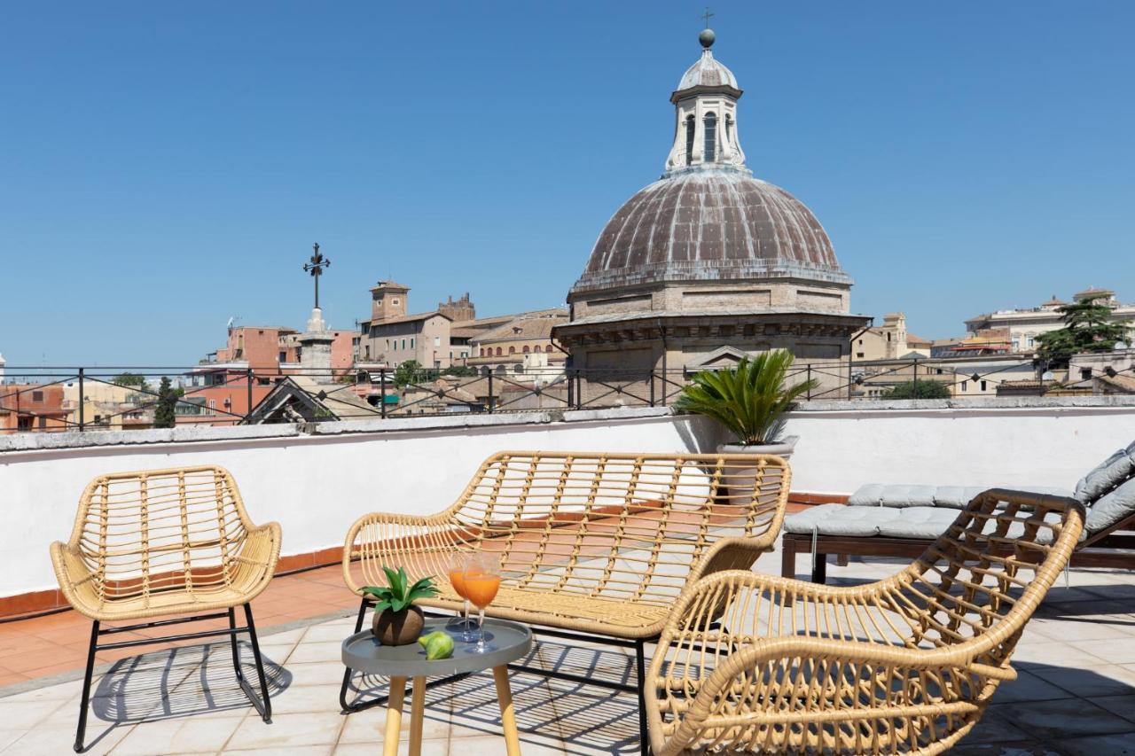 Iflat Monti Penthouse Panoramic View Apartment Rome Bagian luar foto