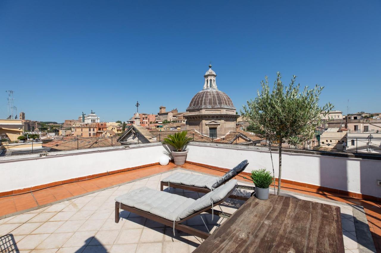 Iflat Monti Penthouse Panoramic View Apartment Rome Bagian luar foto